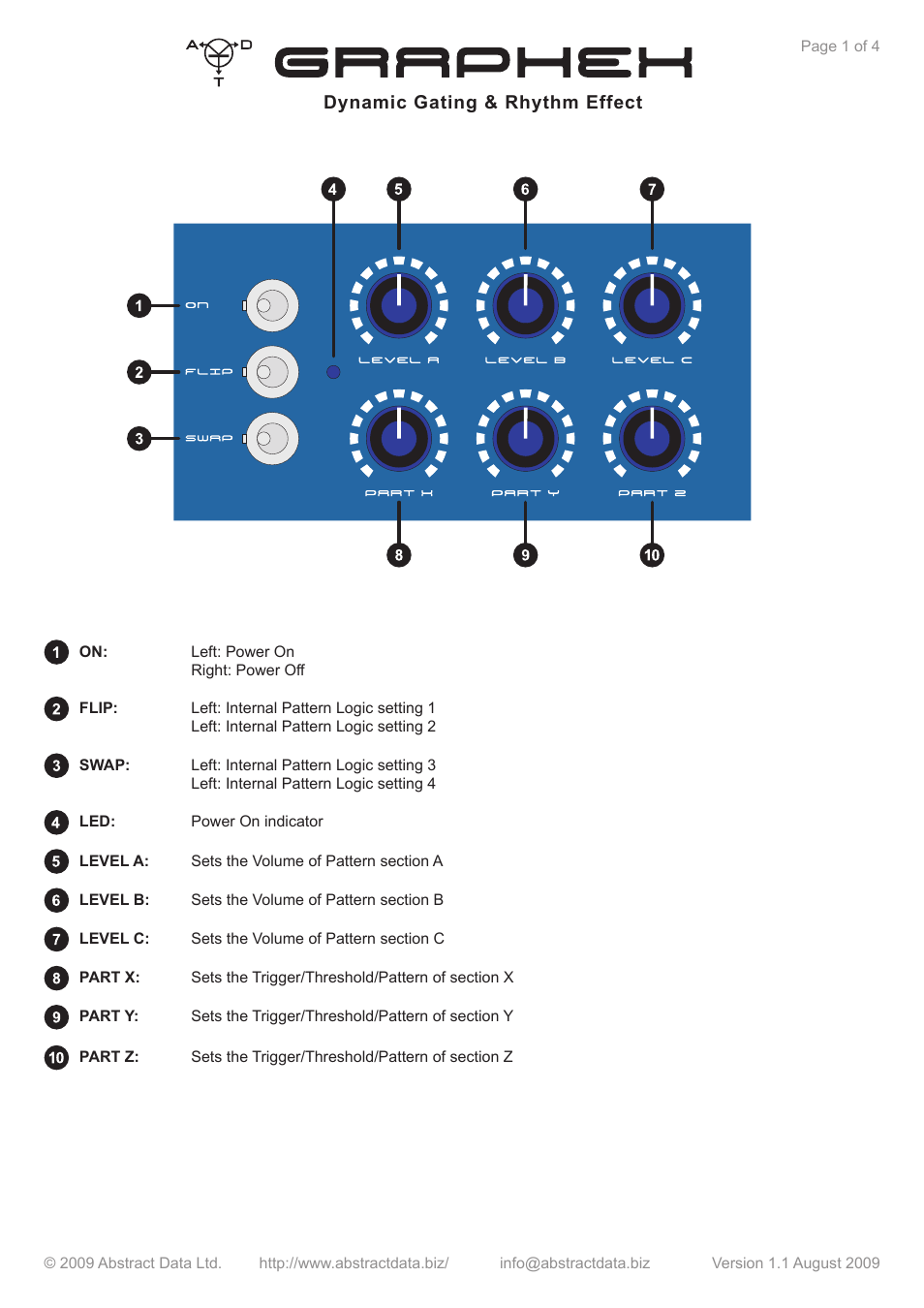 Abstract Data Graphex User Manual | Page 2 / 5