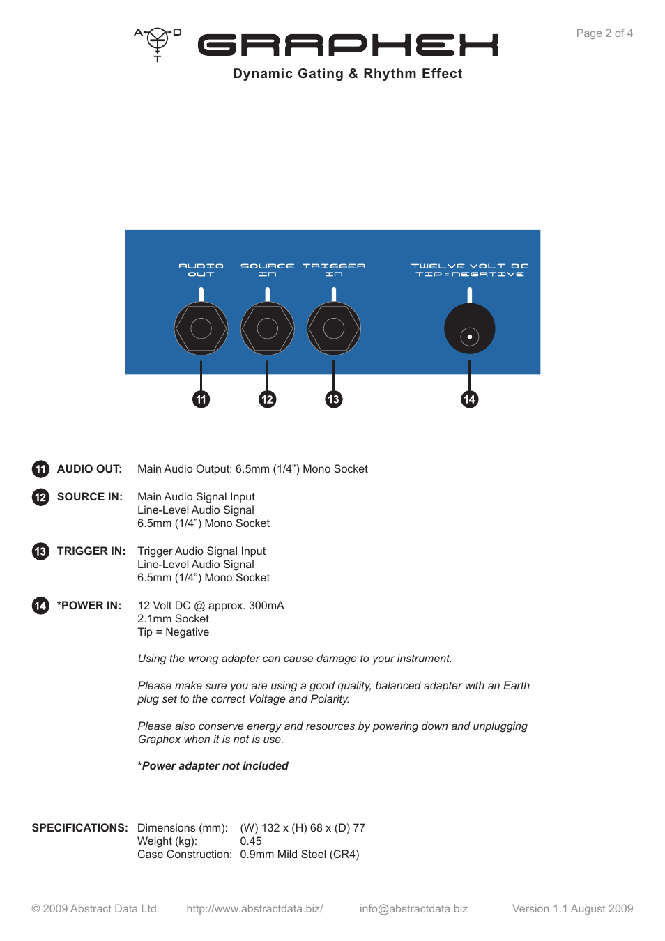 Abstract Data Graphex User Manual | Page 3 / 5