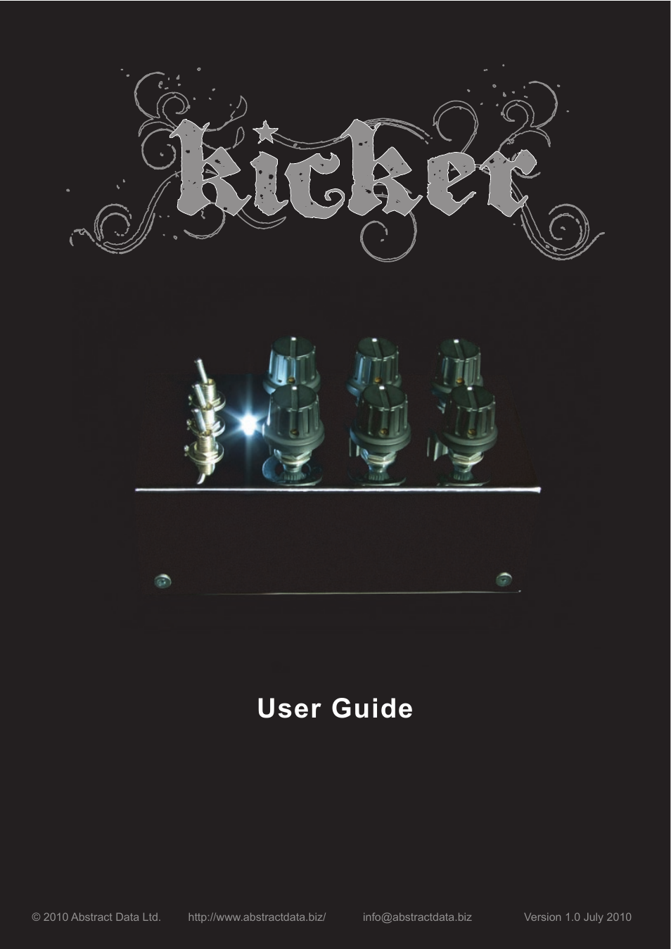 Abstract Data Kicker User Manual | 5 pages