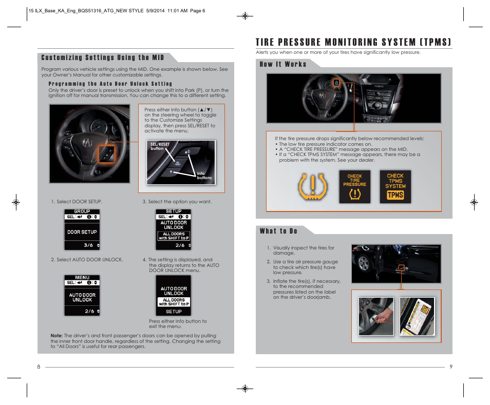 Acura 2015 ILX - Advanced Technology Guide (Premium) User Manual | Page 6 / 13