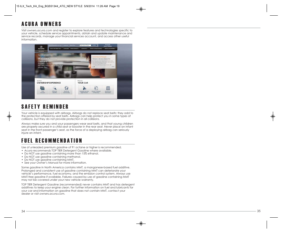 Acura 2015 ILX - Advanced Technology Guide (Technology) User Manual | Page 19 / 19