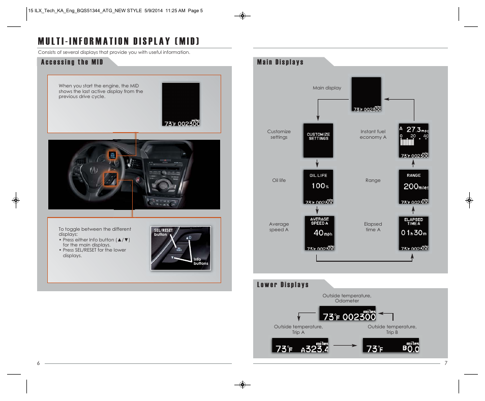 Acura 2015 ILX - Advanced Technology Guide (Technology) User Manual | Page 5 / 19