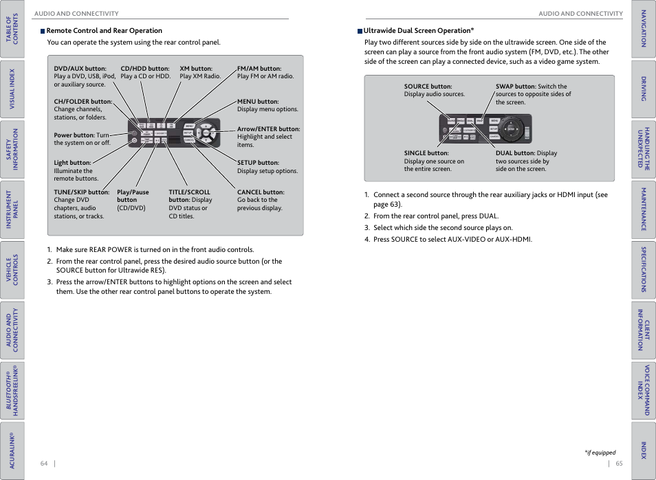 Acura 2015 MDX - Owner's Guide (Without Software Update) Ver. ST02 User Manual | Page 36 / 79