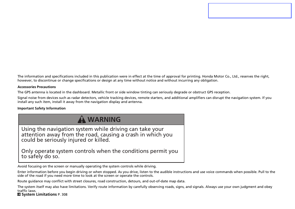 Acura 2015 MDX - Navigation Manual (Without Software Update) Ver. ST02 User Manual | 341 pages