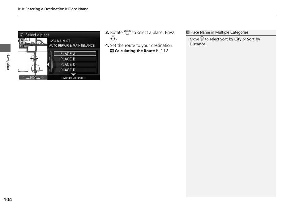 Acura 2015 MDX - Navigation Manual (Without Software Update) Ver. ST02 User Manual | Page 105 / 341