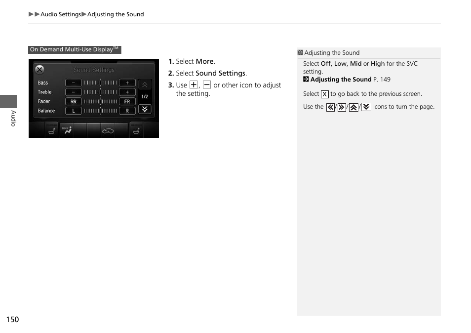 Acura 2015 MDX - Navigation Manual (Without Software Update) Ver. ST02 User Manual | Page 151 / 341