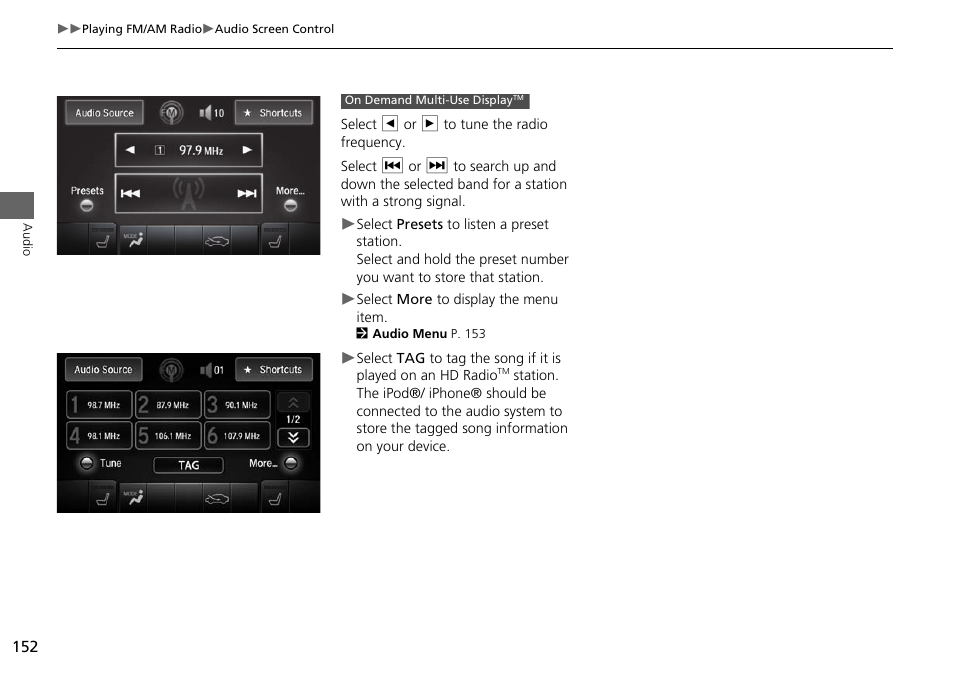 Acura 2015 MDX - Navigation Manual (Without Software Update) Ver. ST02 User Manual | Page 153 / 341