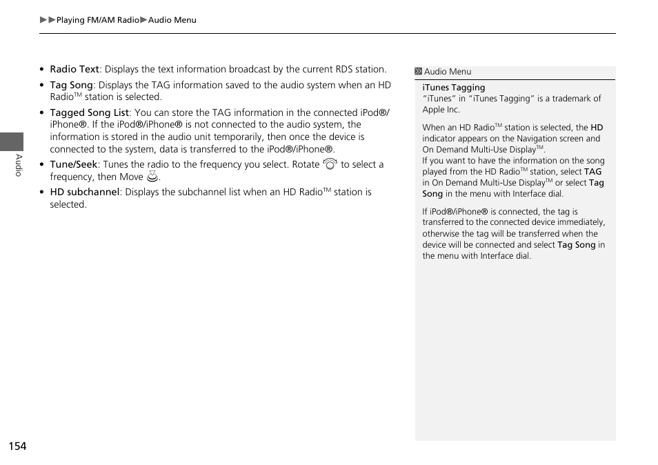 Acura 2015 MDX - Navigation Manual (Without Software Update) Ver. ST02 User Manual | Page 155 / 341