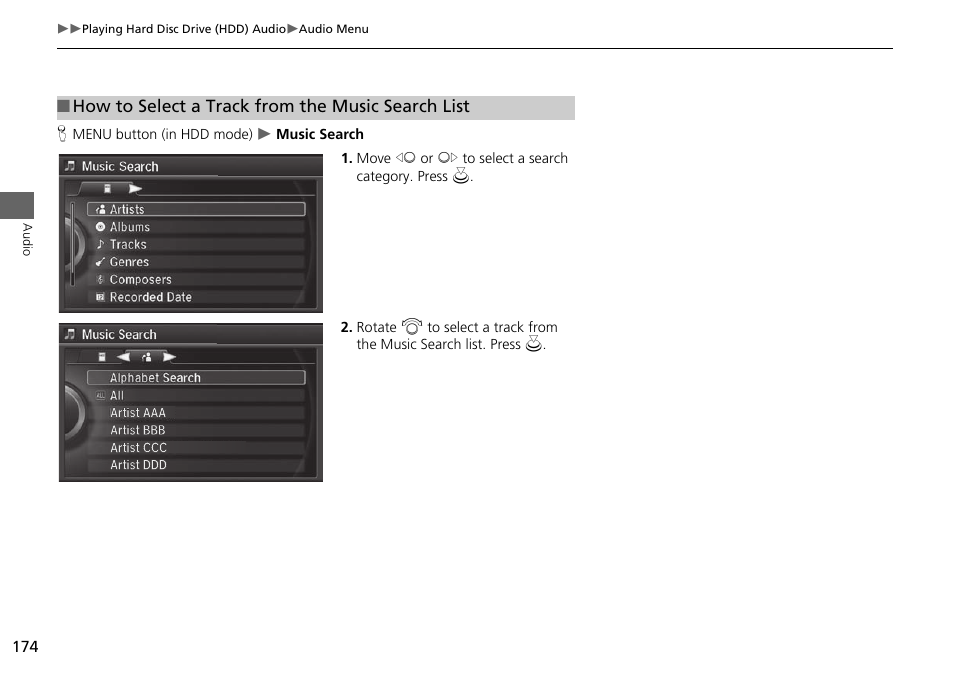 Acura 2015 MDX - Navigation Manual (Without Software Update) Ver. ST02 User Manual | Page 175 / 341