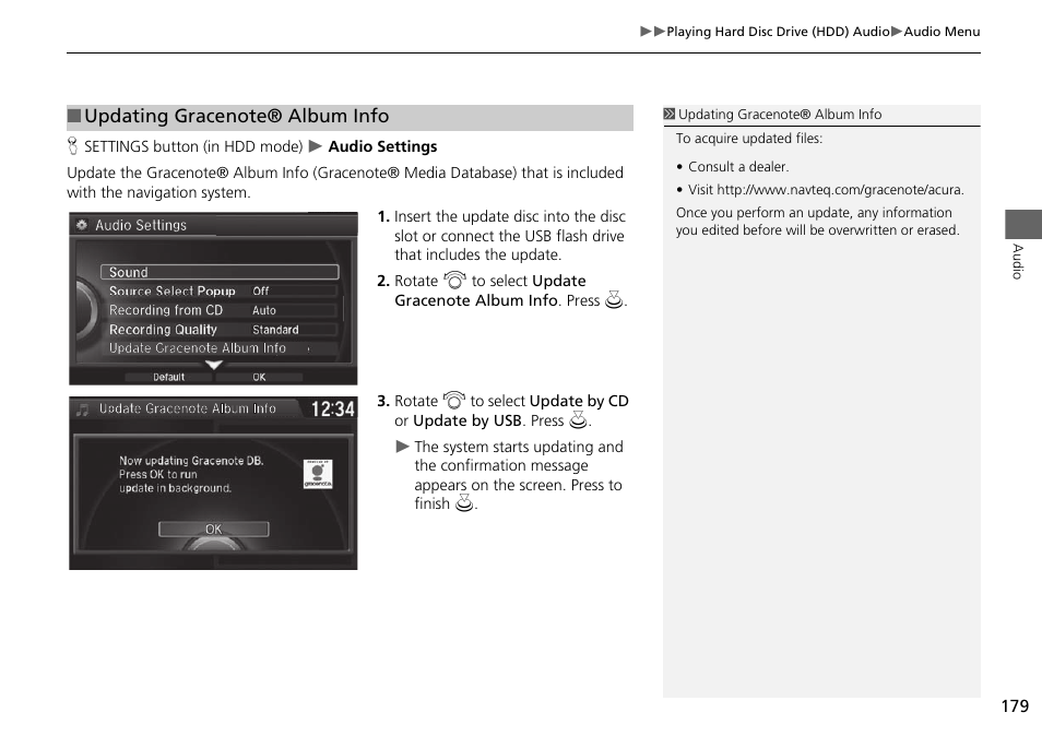 Acura 2015 MDX - Navigation Manual (Without Software Update) Ver. ST02 User Manual | Page 180 / 341