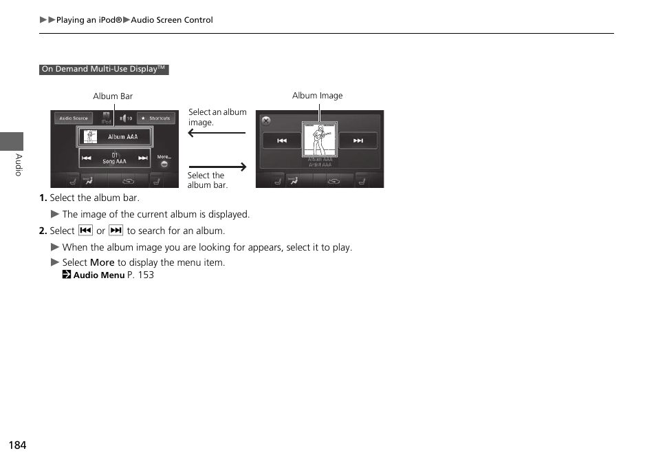 Acura 2015 MDX - Navigation Manual (Without Software Update) Ver. ST02 User Manual | Page 185 / 341