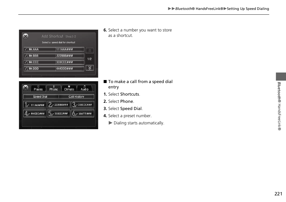 Acura 2015 MDX - Navigation Manual (Without Software Update) Ver. ST02 User Manual | Page 222 / 341