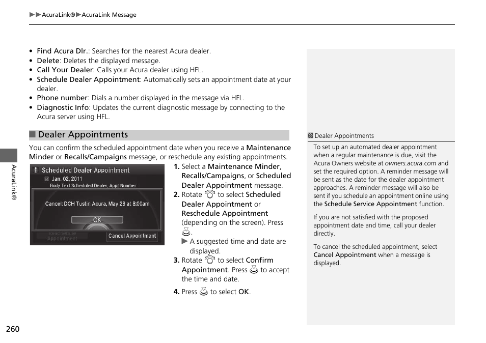 Acura 2015 MDX - Navigation Manual (Without Software Update) Ver. ST02 User Manual | Page 261 / 341