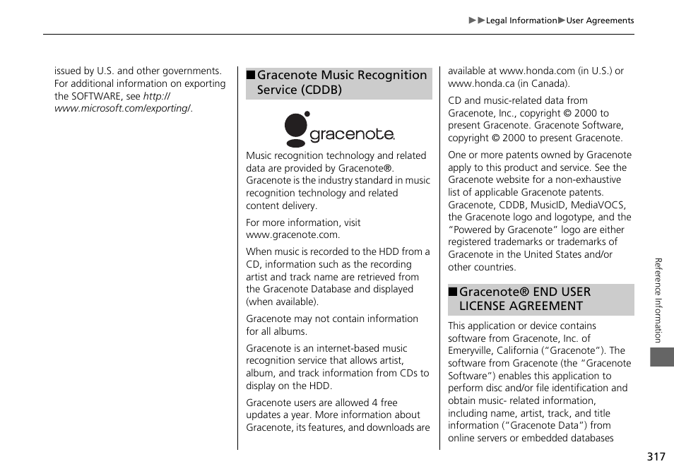 Acura 2015 MDX - Navigation Manual (Without Software Update) Ver. ST02 User Manual | Page 318 / 341