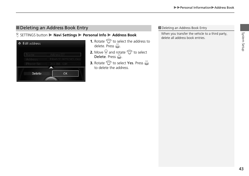 Acura 2015 MDX - Navigation Manual (Without Software Update) Ver. ST02 User Manual | Page 44 / 341