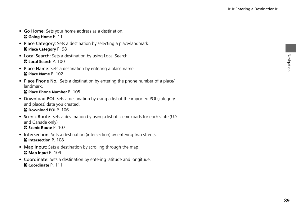 Acura 2015 MDX - Navigation Manual (Without Software Update) Ver. ST02 User Manual | Page 90 / 341