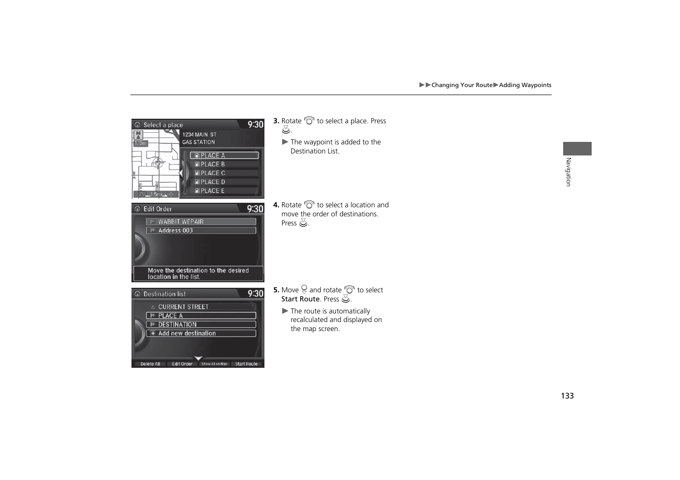 Acura 2015 MDX - Navigation Manual (With Software Update) Ver. ST03 User Manual | Page 134 / 349