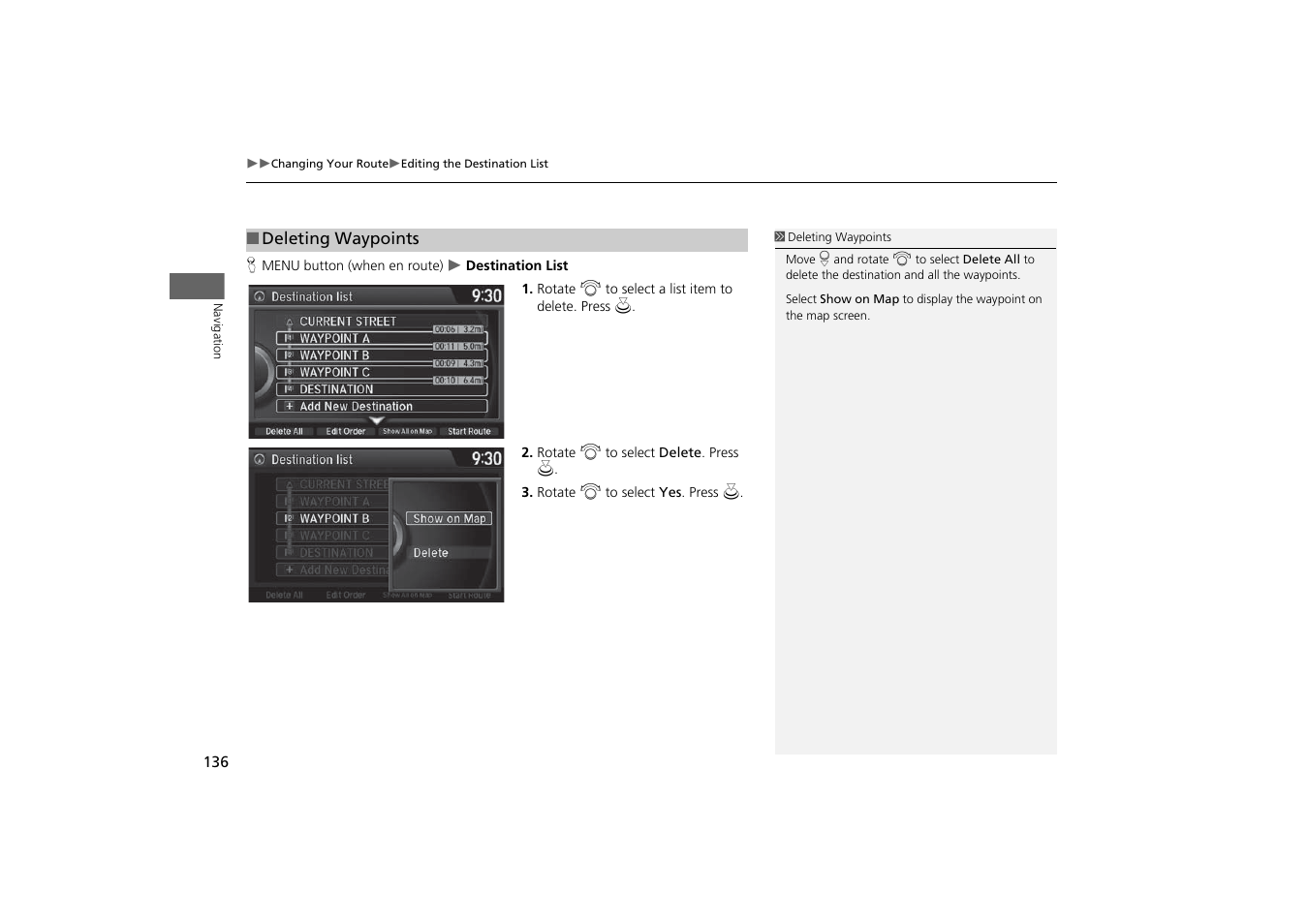 Acura 2015 MDX - Navigation Manual (With Software Update) Ver. ST03 User Manual | Page 137 / 349