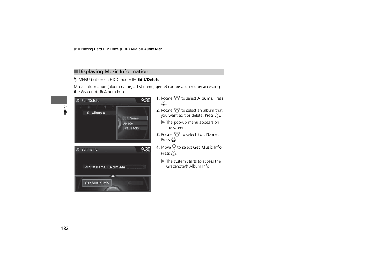 Acura 2015 MDX - Navigation Manual (With Software Update) Ver. ST03 User Manual | Page 183 / 349