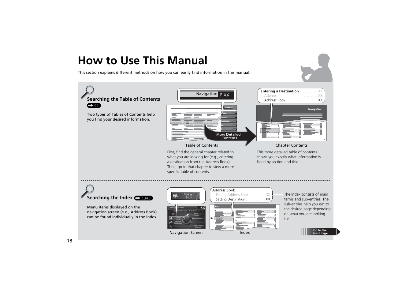 How to use this manual | Acura 2015 MDX - Navigation Manual (With Software Update) Ver. ST03 User Manual | Page 19 / 349