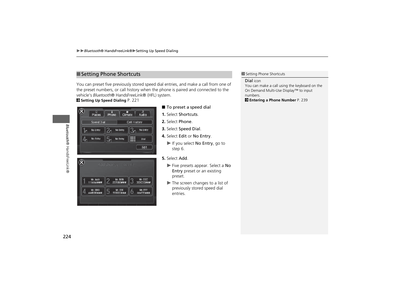 P224) | Acura 2015 MDX - Navigation Manual (With Software Update) Ver. ST03 User Manual | Page 225 / 349