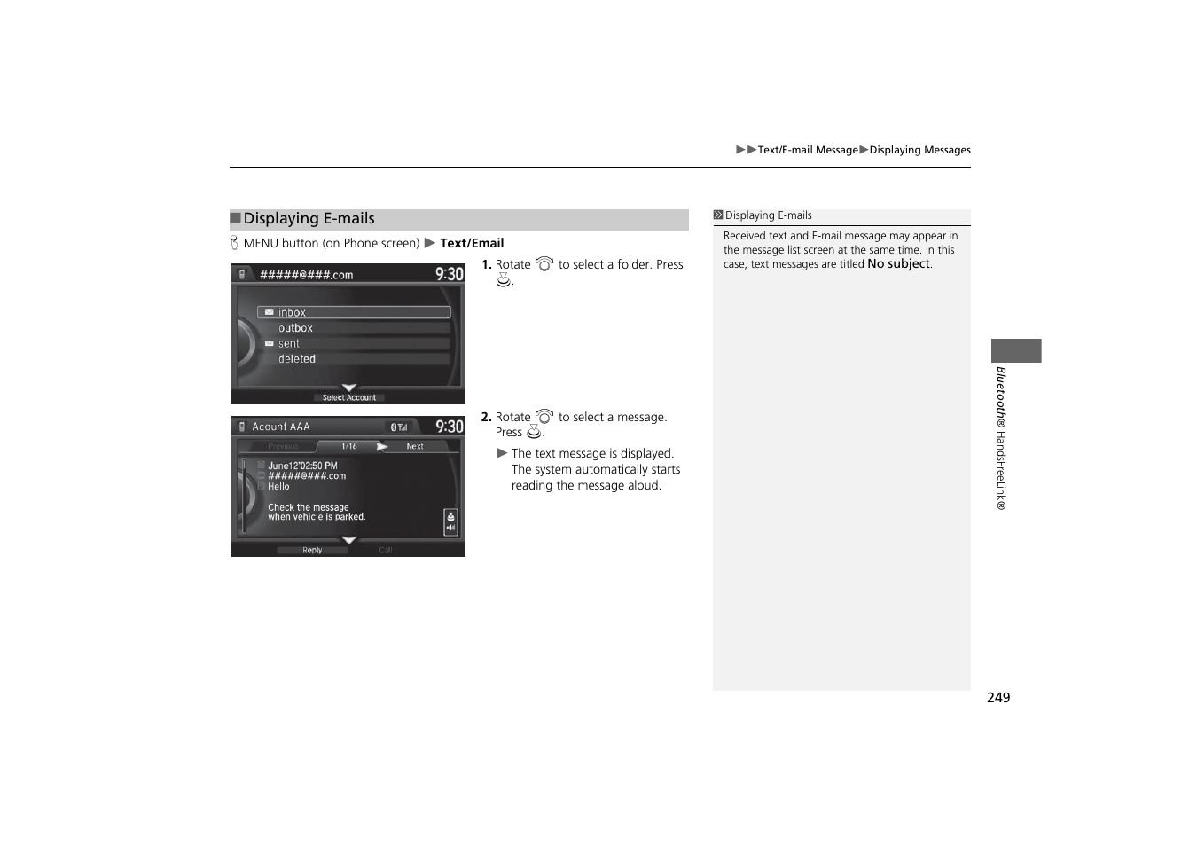 Acura 2015 MDX - Navigation Manual (With Software Update) Ver. ST03 User Manual | Page 250 / 349