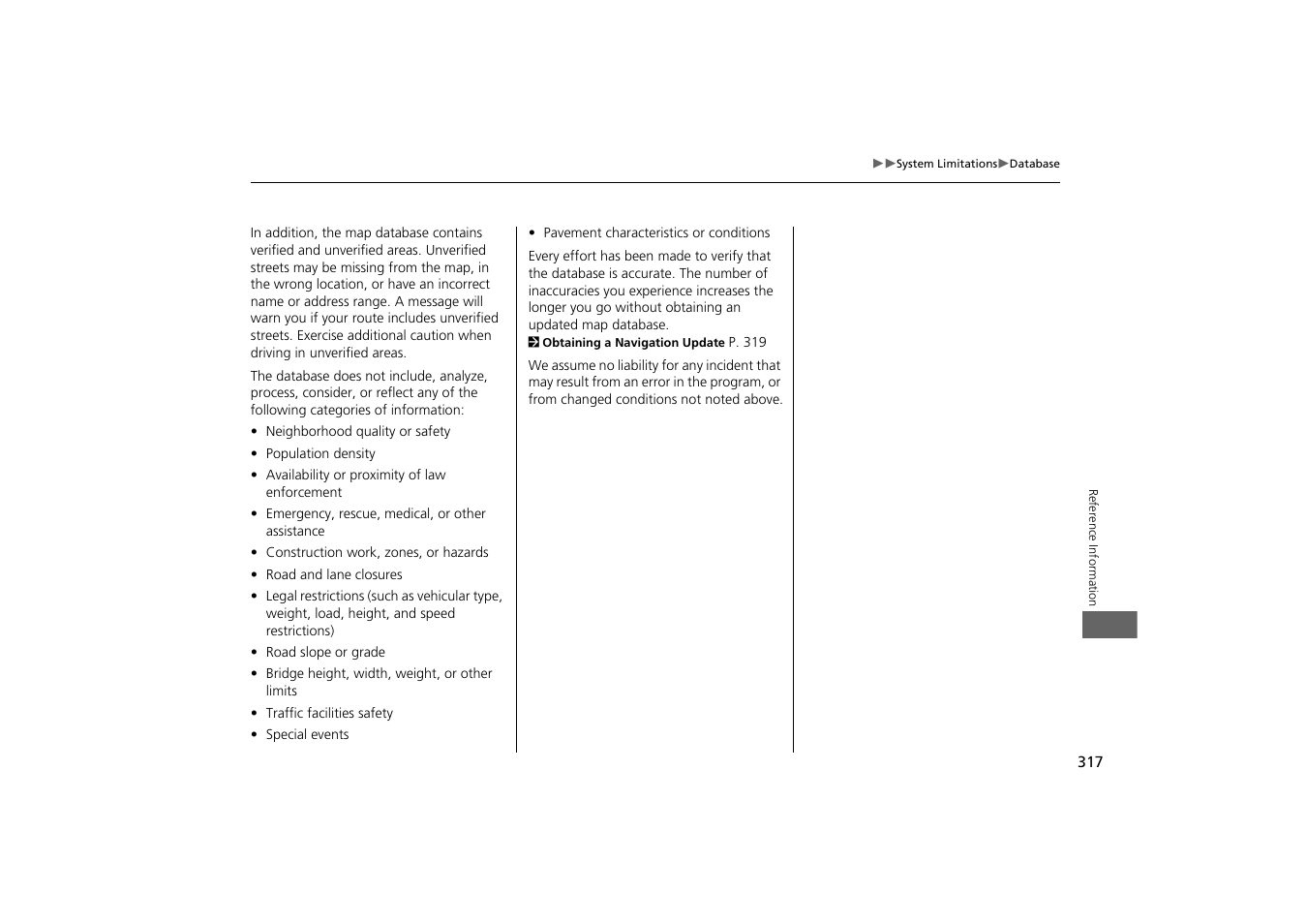Acura 2015 MDX - Navigation Manual (With Software Update) Ver. ST03 User Manual | Page 318 / 349