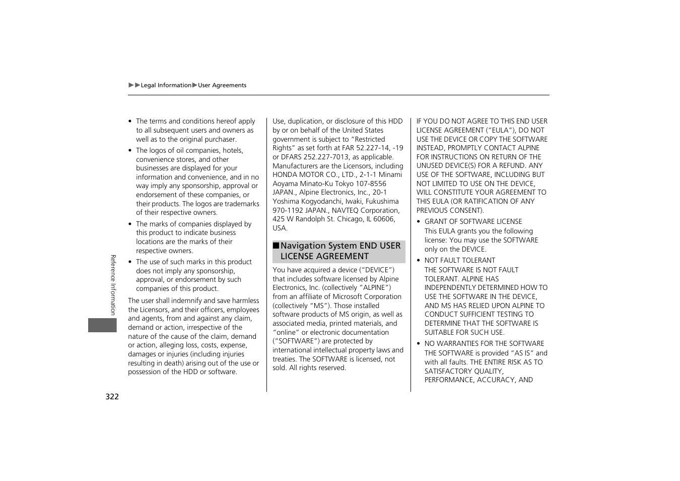Acura 2015 MDX - Navigation Manual (With Software Update) Ver. ST03 User Manual | Page 323 / 349