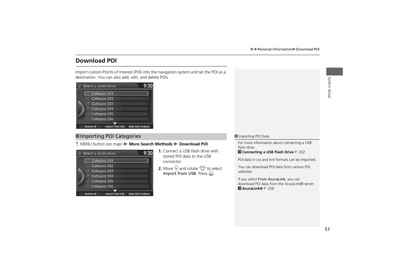 Download poi | Acura 2015 MDX - Navigation Manual (With Software Update) Ver. ST03 User Manual | Page 52 / 349