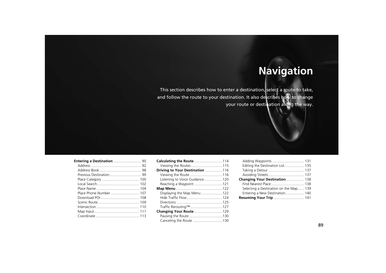 Navigation, 2 navigation p. 89, P.89 | Acura 2015 MDX - Navigation Manual (With Software Update) Ver. ST03 User Manual | Page 90 / 349