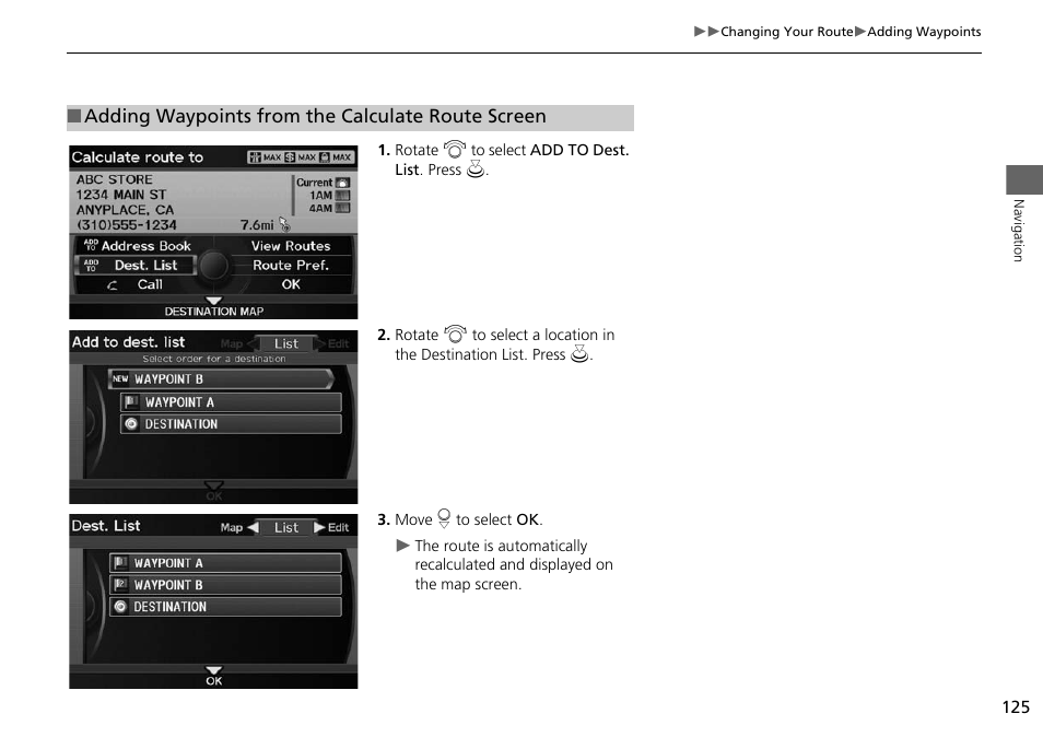 Acura 2015 RDX - Navigation Manual User Manual | Page 126 / 258