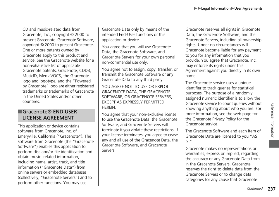 Acura 2015 RDX - Navigation Manual User Manual | Page 238 / 258