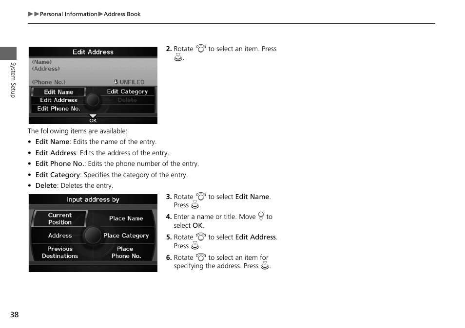 Acura 2015 RDX - Navigation Manual User Manual | Page 39 / 258