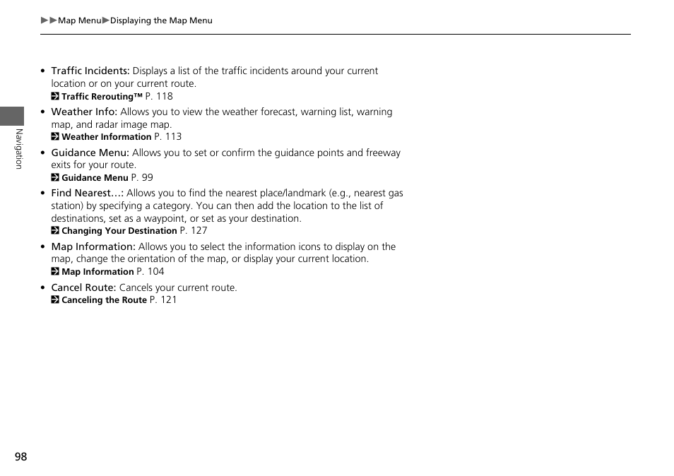 Acura 2015 RDX - Navigation Manual User Manual | Page 99 / 258