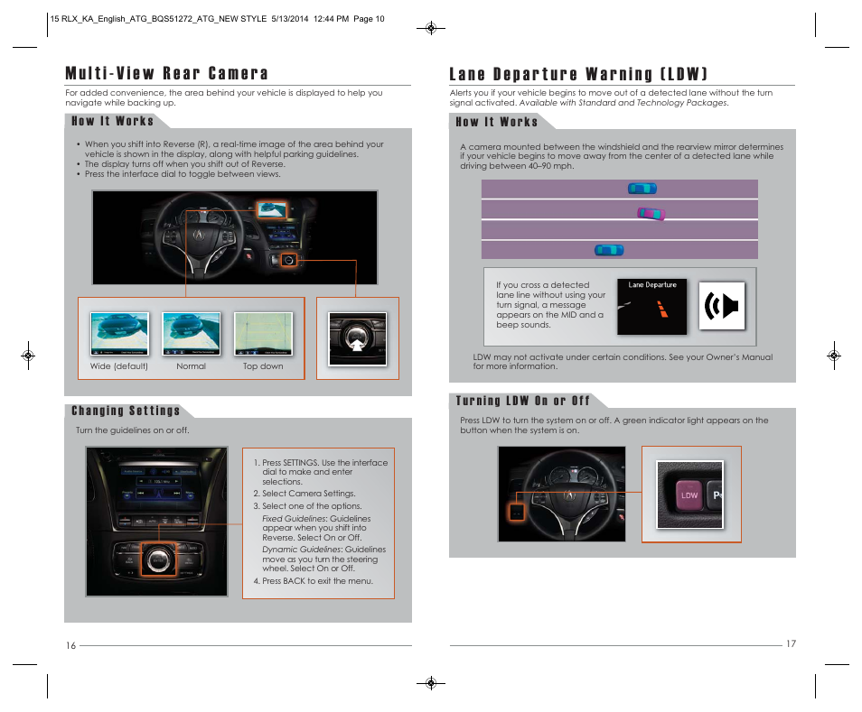 Acura 2015 RLX - Advanced Technology Guide User Manual | Page 10 / 27