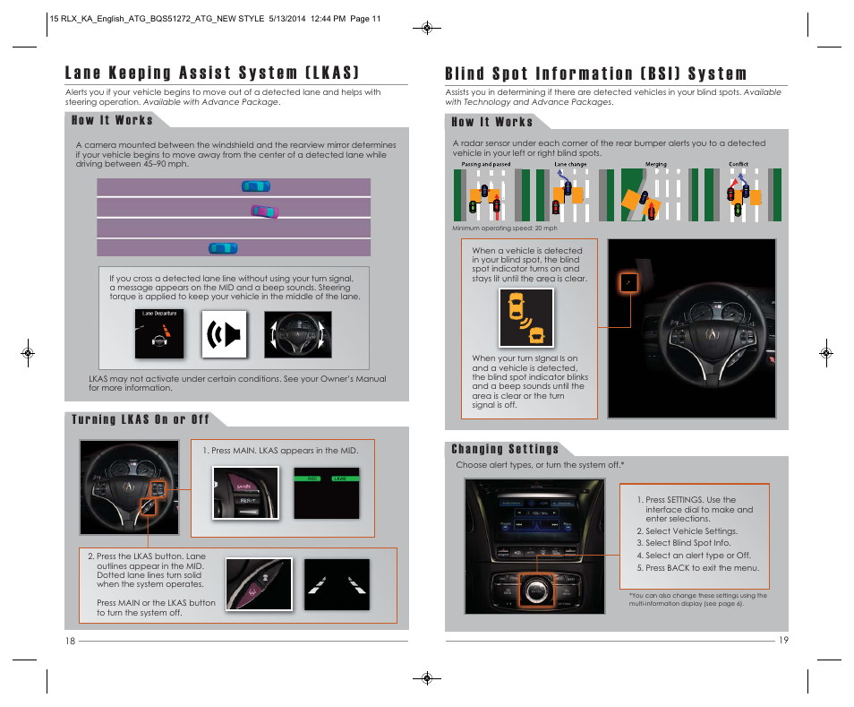 Acura 2015 RLX - Advanced Technology Guide User Manual | Page 11 / 27
