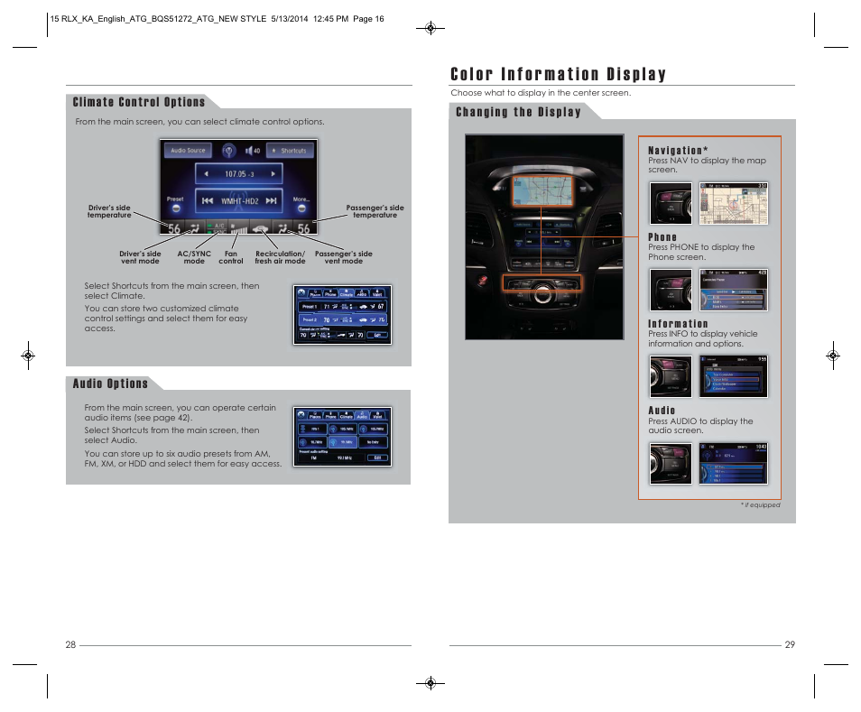 Acura 2015 RLX - Advanced Technology Guide User Manual | Page 16 / 27