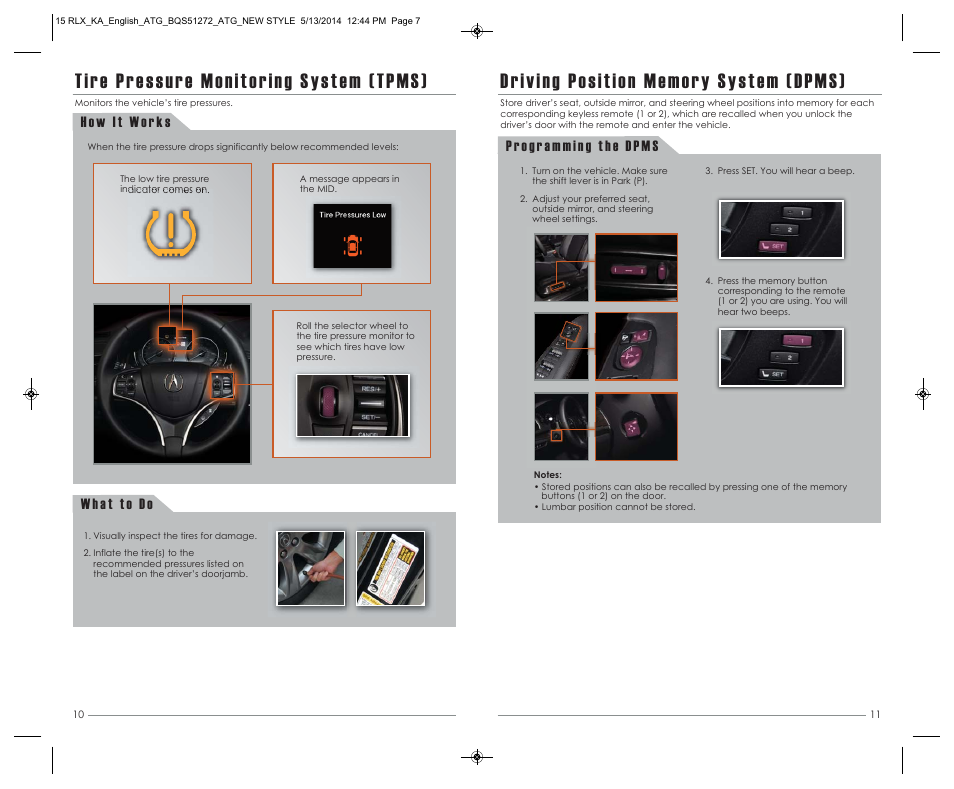 Acura 2015 RLX - Advanced Technology Guide User Manual | Page 7 / 27