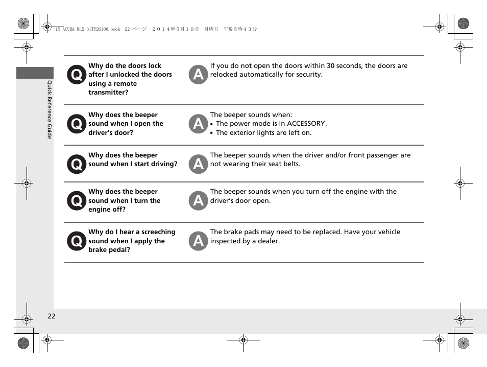 Acura 2015 RLX - Owner's Manual User Manual | Page 23 / 521
