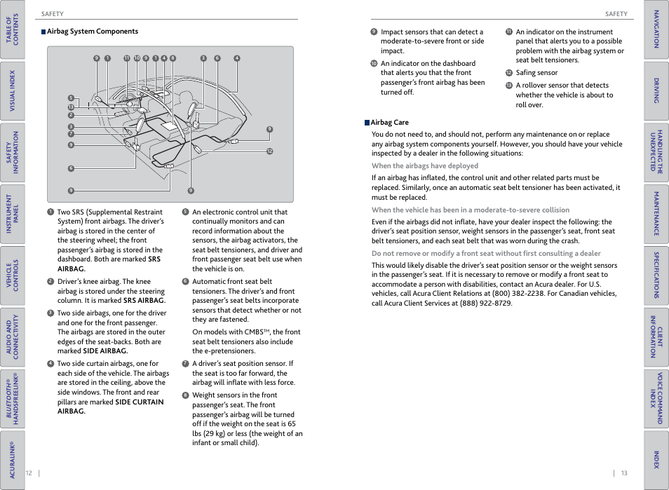 Acura 2015 TLX - Owner's Guide (Without Software Update) Ver. ST02 User Manual | Page 10 / 75