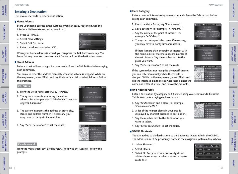 Entering a destination | Acura 2015 TLX - Owner's Guide (Without Software Update) Ver. ST02 User Manual | Page 38 / 75