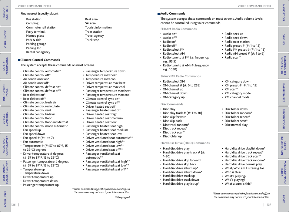 Acura 2015 TLX - Owner's Guide (Without Software Update) Ver. ST02 User Manual | Page 72 / 75