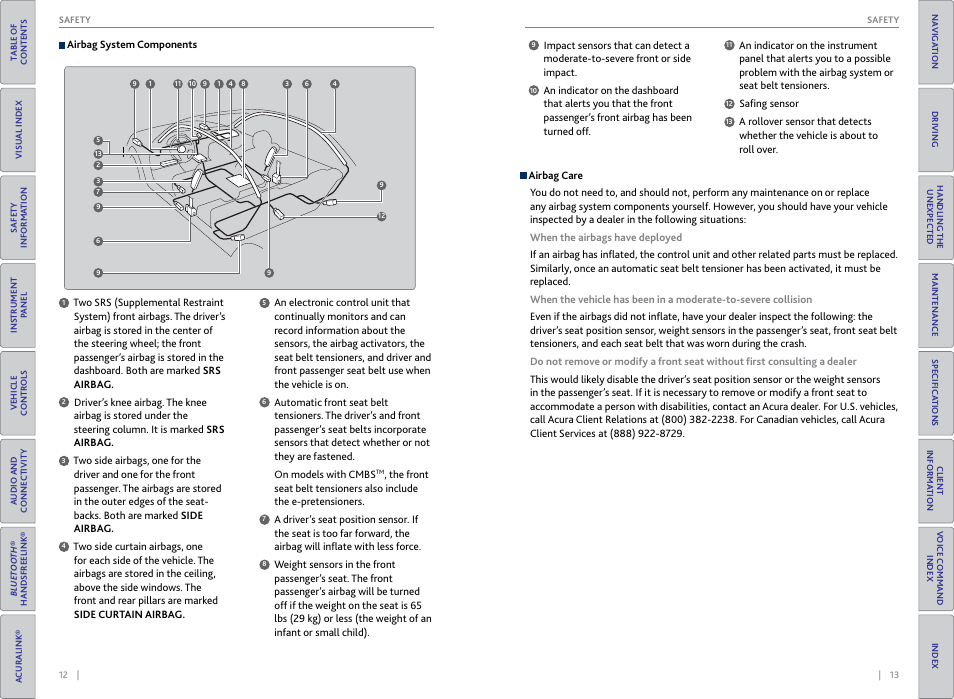 Acura 2015 TLX - Owner's Guide (With Software Update) Ver. ST03 User Manual | Page 10 / 75