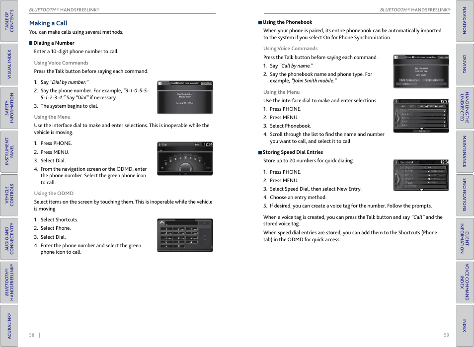 Making a call | Acura 2015 TLX - Owner's Guide (With Software Update) Ver. ST03 User Manual | Page 33 / 75