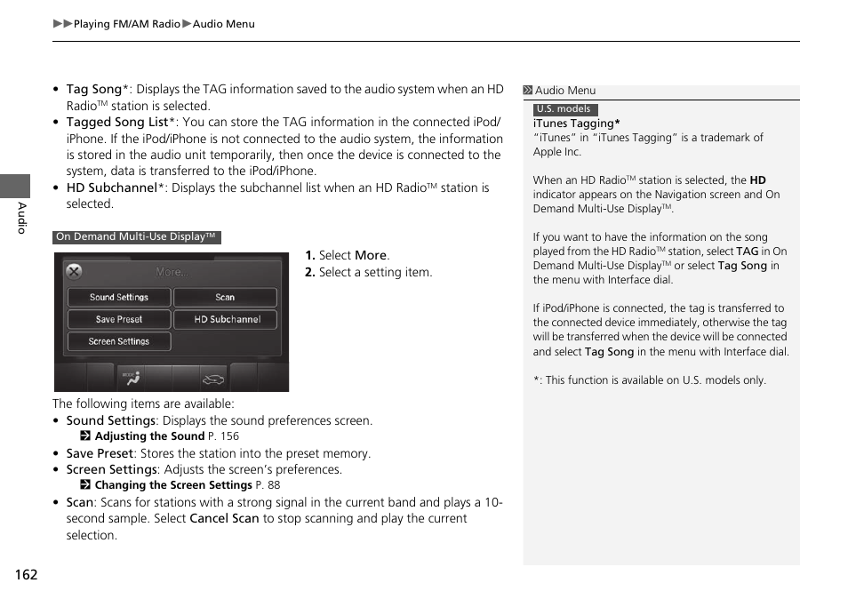 Acura 2015 TLX - Navigation Manual (Without Software Update) Ver. ST02 User Manual | Page 163 / 329