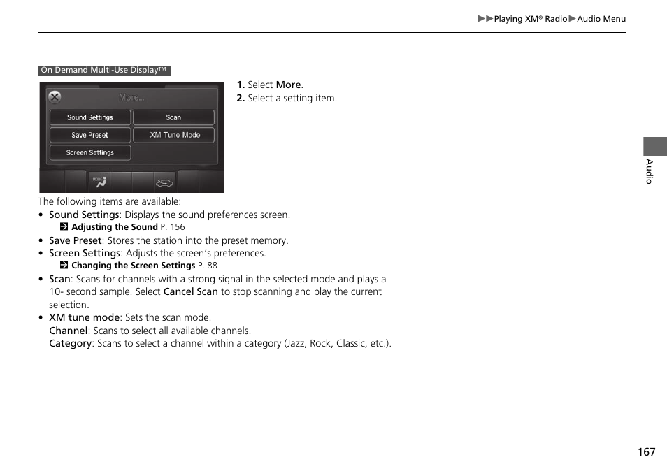Acura 2015 TLX - Navigation Manual (Without Software Update) Ver. ST02 User Manual | Page 168 / 329
