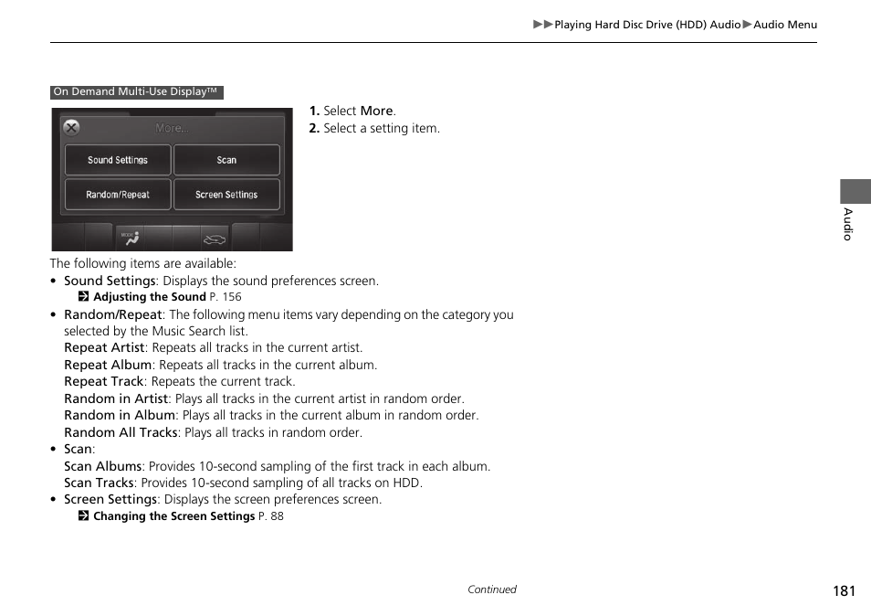 Acura 2015 TLX - Navigation Manual (Without Software Update) Ver. ST02 User Manual | Page 182 / 329