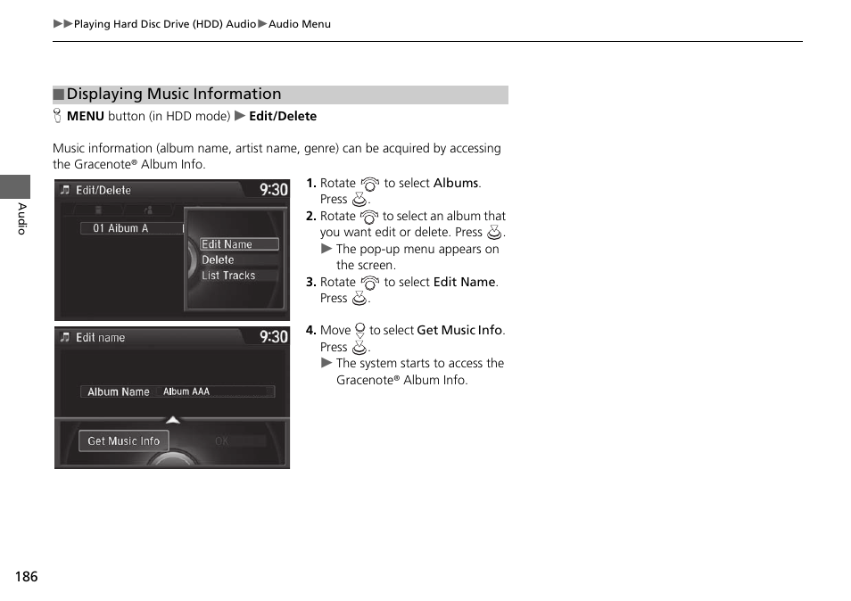 Acura 2015 TLX - Navigation Manual (Without Software Update) Ver. ST02 User Manual | Page 187 / 329