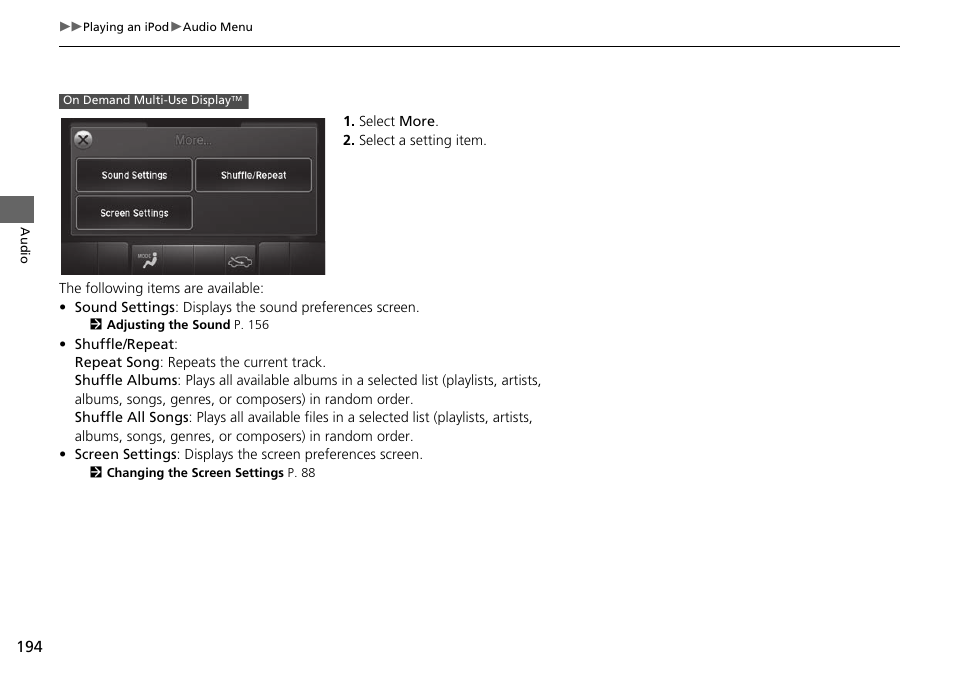 Acura 2015 TLX - Navigation Manual (Without Software Update) Ver. ST02 User Manual | Page 195 / 329