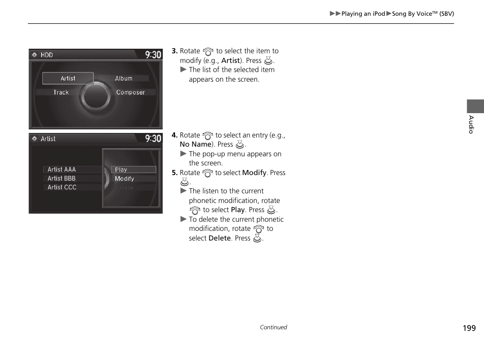Acura 2015 TLX - Navigation Manual (Without Software Update) Ver. ST02 User Manual | Page 200 / 329